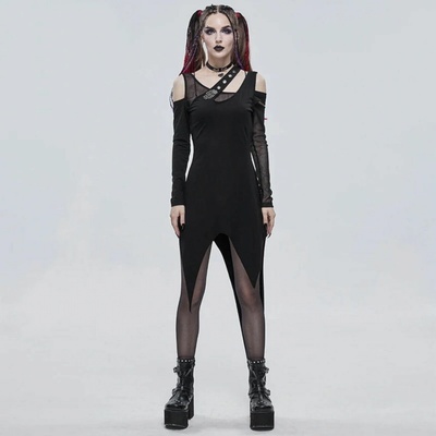 Devil Fashion šaty dámske s dlhým rukávom SKT132