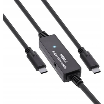 InLine 35671C USB кабел USB 3.2 Gen 1 (3.1 Gen 1) 10 м USB C USB A Черен (35671C) (35671C)