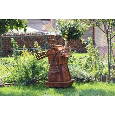 Veterný drevený mlyn 75 cm