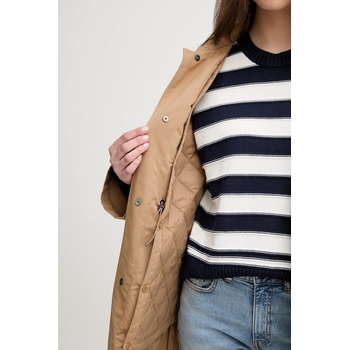 Benetton Шлифер United Colors of Benetton в бежово преходен модел с уголемена кройка 241XDN07I (241XDN07I)