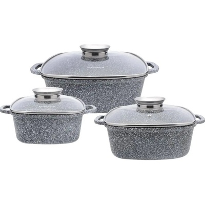 KINGHoff SADA Mramorových hrncov KB-7534
