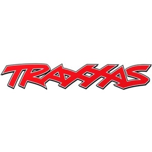 Traxxas PVC стикер червен 27x7см