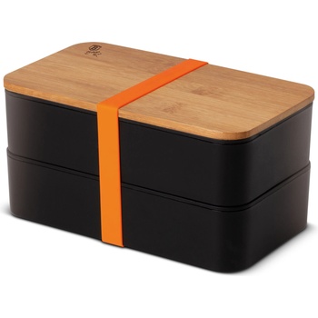 Berlinger Haus BH-7206 Black Silver Collection Кутия за обяд от 2 части с бамбуков капак (BH-7206)