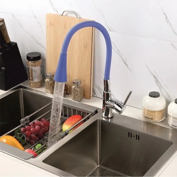 Image 1 of Смесител за кухня ICF 7108223 HAVANA BLUE, месингов, син, 22x38см (7108223 HAVANA BLUE)