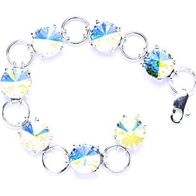 Čištín stříbrný s krystaly Swarovski Rivoli AB Crystal R 1188