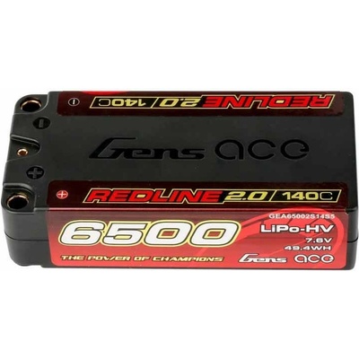 GensAce Redline 2.0 Shorty 2S HV 7.6V-140C-6500 96x47x25mm 230 g