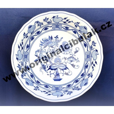 Český porcelán Dubí Mísa kompotová vysoká 10054 Cibulák 23 cm