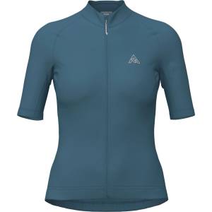 7mesh Дамска фланелка с къс ръкав за колоездене 7mesh Women's Atlas Jersey S/S Cycling jersey - Lake Blue (156-3086-0213)