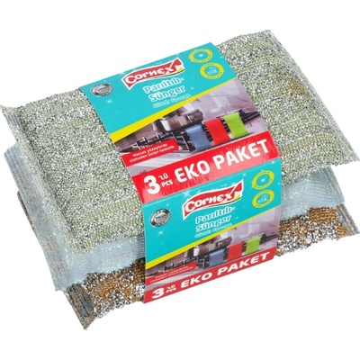 Cornex čistiaca drôtená špongia 3 ks
