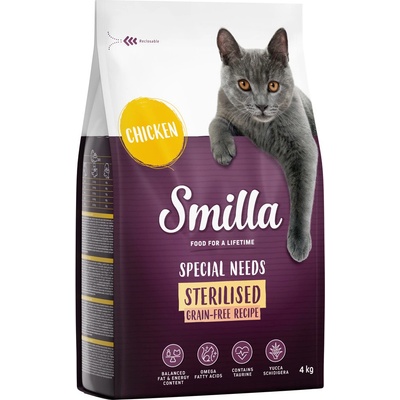 Smilla Sterilised kuracie bez obilnín 4 kg