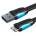 Vention USB-A 3.0/M - Micro USB-B, ( плосък, черен), 1 м, кабел