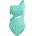Adidas Дамски бански костюм Adidas Sportswear Swimsuit Womens - green/silver