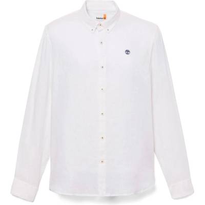 Timberland Мъжка риза с копчета Timberland Mill Brook Linen Shirt - White - размер XL (033-3225-0313)