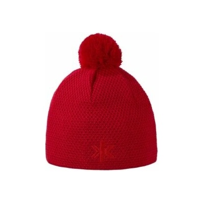 Kama Knitted merino beanie A165 red červená