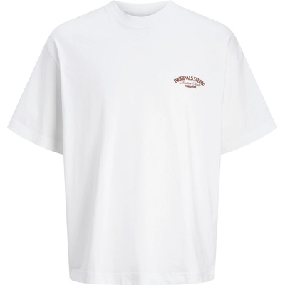 Jack and Jones Тениска Jack and Jones Men's Bury Regular Fit T-Shirt - Bright White