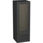 Krofam Chic черен висящ гардероб с колона 110 см (144-0101)