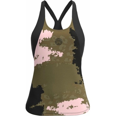 Bidi Badu tielko Pure Wild Tank Olive/Dark Grey