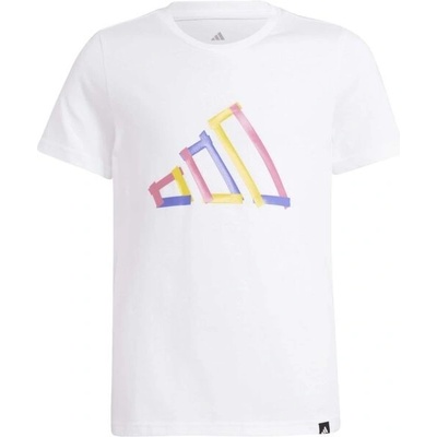 adidas BIG LOGO TEE Dětské tričko bílá
