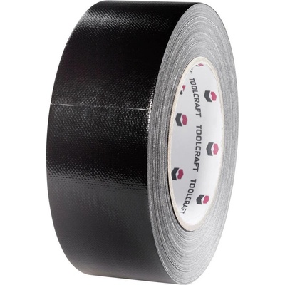 Toolcraft 54B48L40SC Páska so skleným vláknom Gaffer 40 m x 48 mm čierna 1 ks