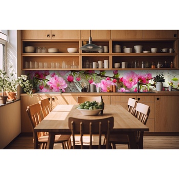 DIMEX ART s. r. o Фототапет за кухня - сакура 420 x 60 см