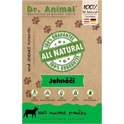 Dr. Animal 100 % агнешки месни ленти 80 г