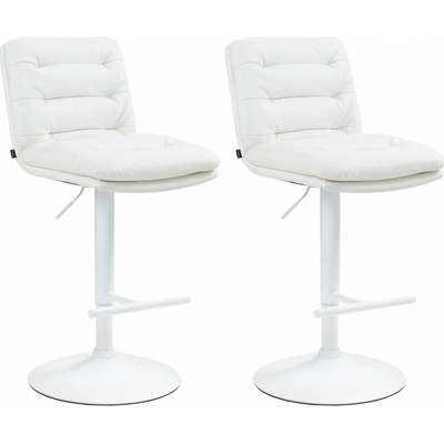 Design-Shop Damar koženka Bílá / bílá 2 ks