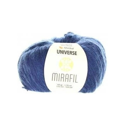 Mirafil Příze Universe Solid 454 - modrá melange