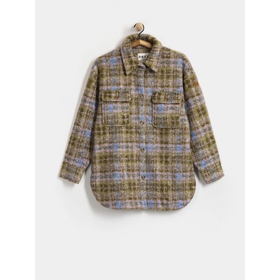 Roxy Over And Above oil green tartan plaid