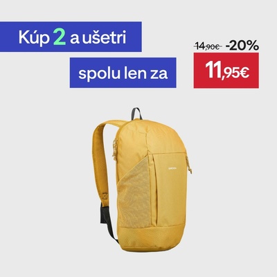 Quechua NH 100 Arpenaz 10 l okrová