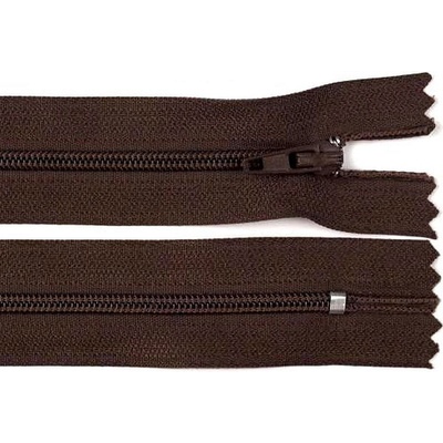 Stoklasa Spirálový zip No 3 délka 20 cm autolock Balení: 1 ks, Varianta: 304 hnědá čokoládová 304 hnědá čokoládová