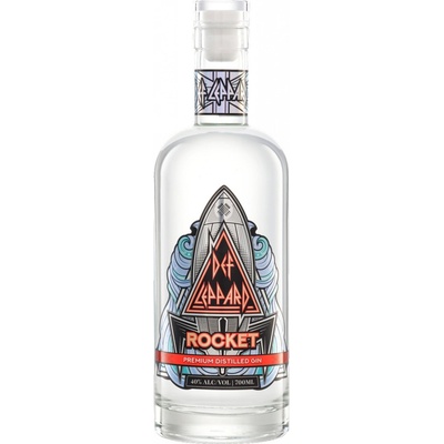 Def Leppard ROCKET Premium Distilled Gin 40% 0,7 l (holá láhev)