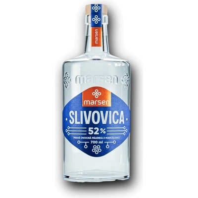 Marsen Traditional Slivovica 52% 0,7 l (čistá fľaša)