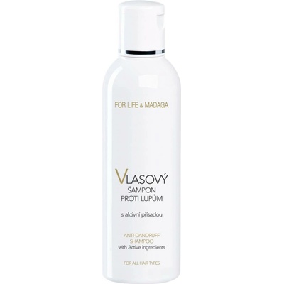 For Life & Madaga vlasový šampon proti lupům s aktivní přísadou 200 ml