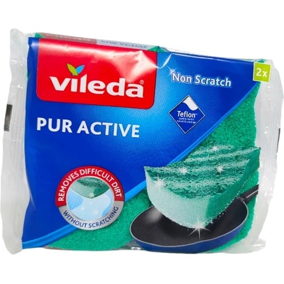 Vileda домакински гъба, Pur active, 2 броя