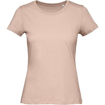 B&C Inspire T /women Dámske tričko Medium Fit z bio bavlny ružová millennial