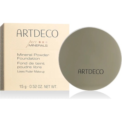 Artdeco Pure Minerals Mineral Powder Foundation Фон дьо тен за жени 15 g нюанс 2 Natural Beige