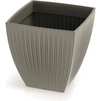 Prosperplast Květináč LATIE SQUAR I mocca, 30 cm