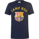 Source Lab Barcelona Crest T Shirt Mens Navy