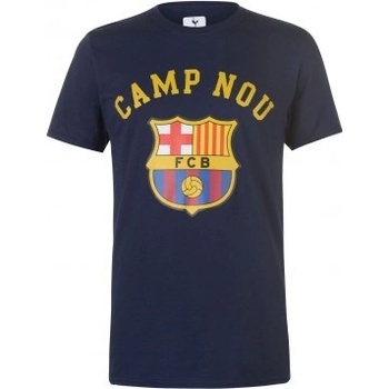 Source Lab Barcelona Crest T Shirt Mens Navy