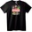 NOONEBRAND Тениска Коледни принцеси - 3XL, Black