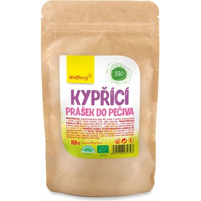 Wolfberry Kypřící prášek do pečiva BIO 150 g Wolfberry 150 g – Sleviste.cz