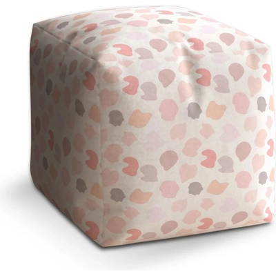 Sablio Taburet Cube Fleky - 50x50x50 cm