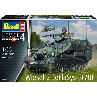 REVELL Plastic ModelKit military 03336 Wiesel 2 LeFlaSys BF/UF 18-03336 1:35