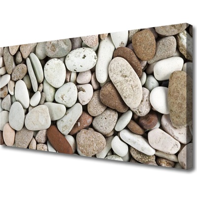 Obraz na plátně Kameny Dekorační Kamínky 100x50 cm