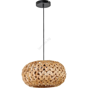 Polux Пендел HOSHI 1xE27/20W/230V Ø 38 см коноп (SA2283)