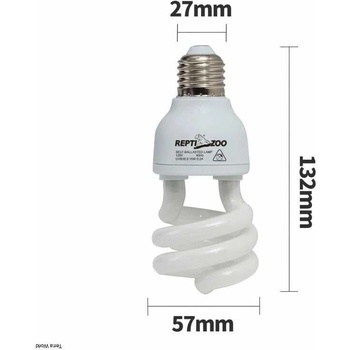 Repti Zoo UVB10.0 žárovka spirálová 15 W