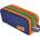 Herlitz Ученически несесер празен, двоен, 3 ципа, neon, uni colorful - Herlitz