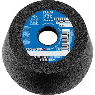 Pferd Brúsny hrncový kotúč kužeľový 110 x 20 x 22,23 mm 24 4007220803103