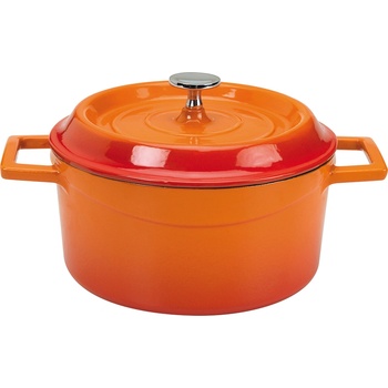 Pentole Agnelli ЧУГУНЕНА ТЕНДЖЕРА slow-cook 28cm 6, 7l ОРАН (srp10428o)