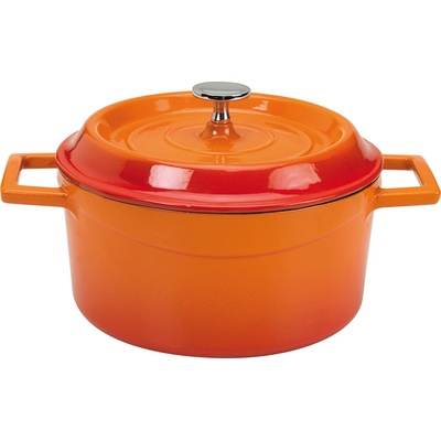 Pentole Agnelli ЧУГУНЕНА ТЕНДЖЕРА slow-cook 28cm 6, 7l ОРАН (srp10428o)